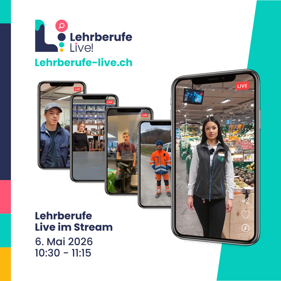 Lehrberufe Live! – Mittwoch, 10:30 – 11:15 Uhr