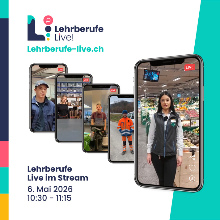 Lehrberufe Live! – Mittwoch, 10:30 – 11:15 Uhr